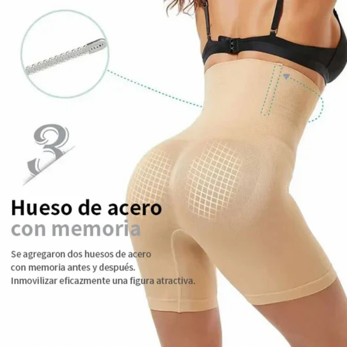 Short Faja Moldeadora Tiro Alto